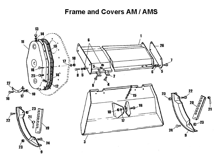 Frame and Covers Agric AMS AMS Series Agric
